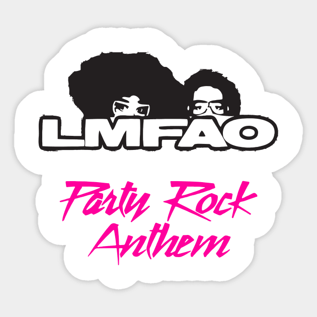 The-LMFAO Sticker by Lula Pencil Art